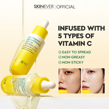 Skinever 5X Vitamin C Brightening Serum bottle