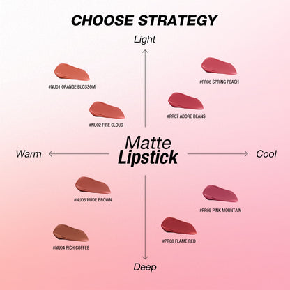 O.TWO.O Light Cloudy Matte Lipstick – Lightweight Soft Blur Lip Color in UAE