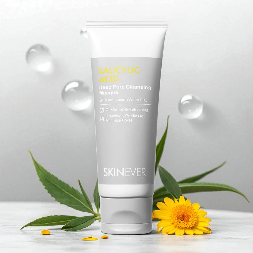 SKINEVER Salicylic Acid Mud Mask – Deep Cleansing & Oil Control Mask for Pores UAE