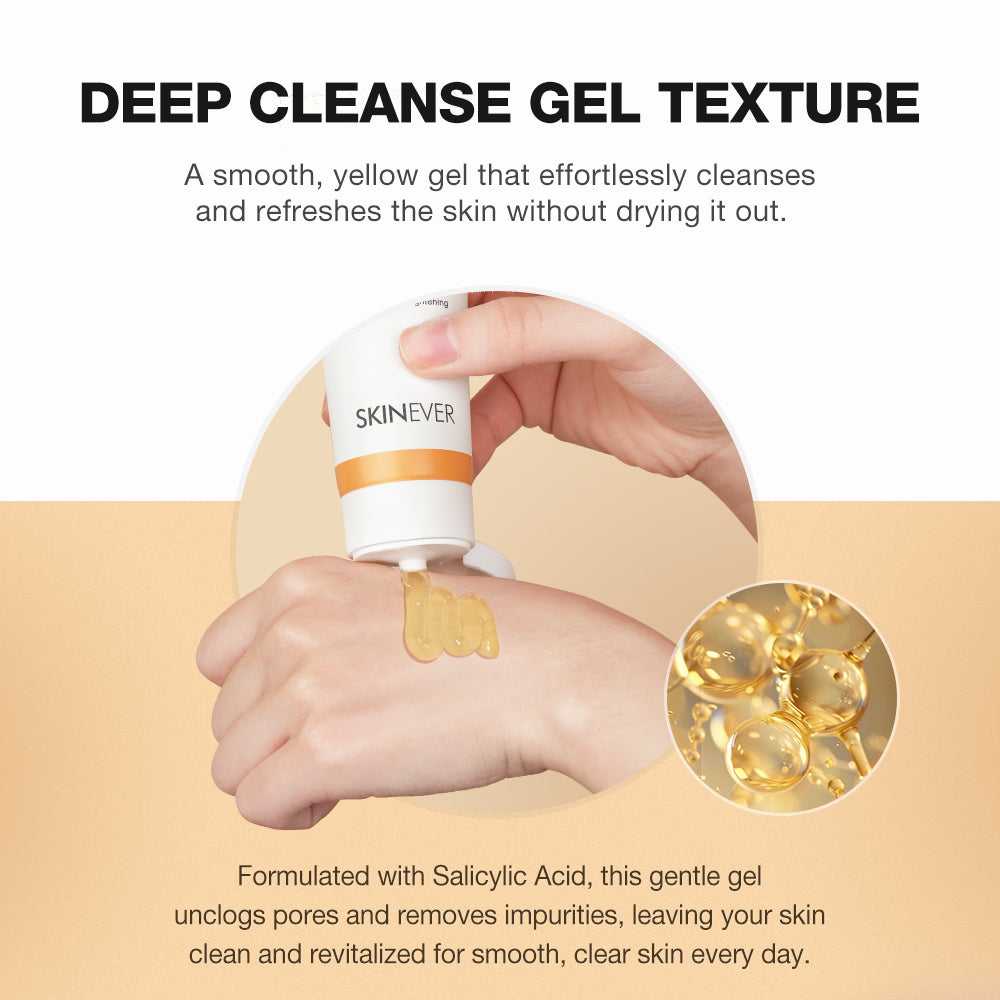 SKINEVER Salicylic Acid Scrub Cleanser – Gentle Exfoliating Cleanser UAE