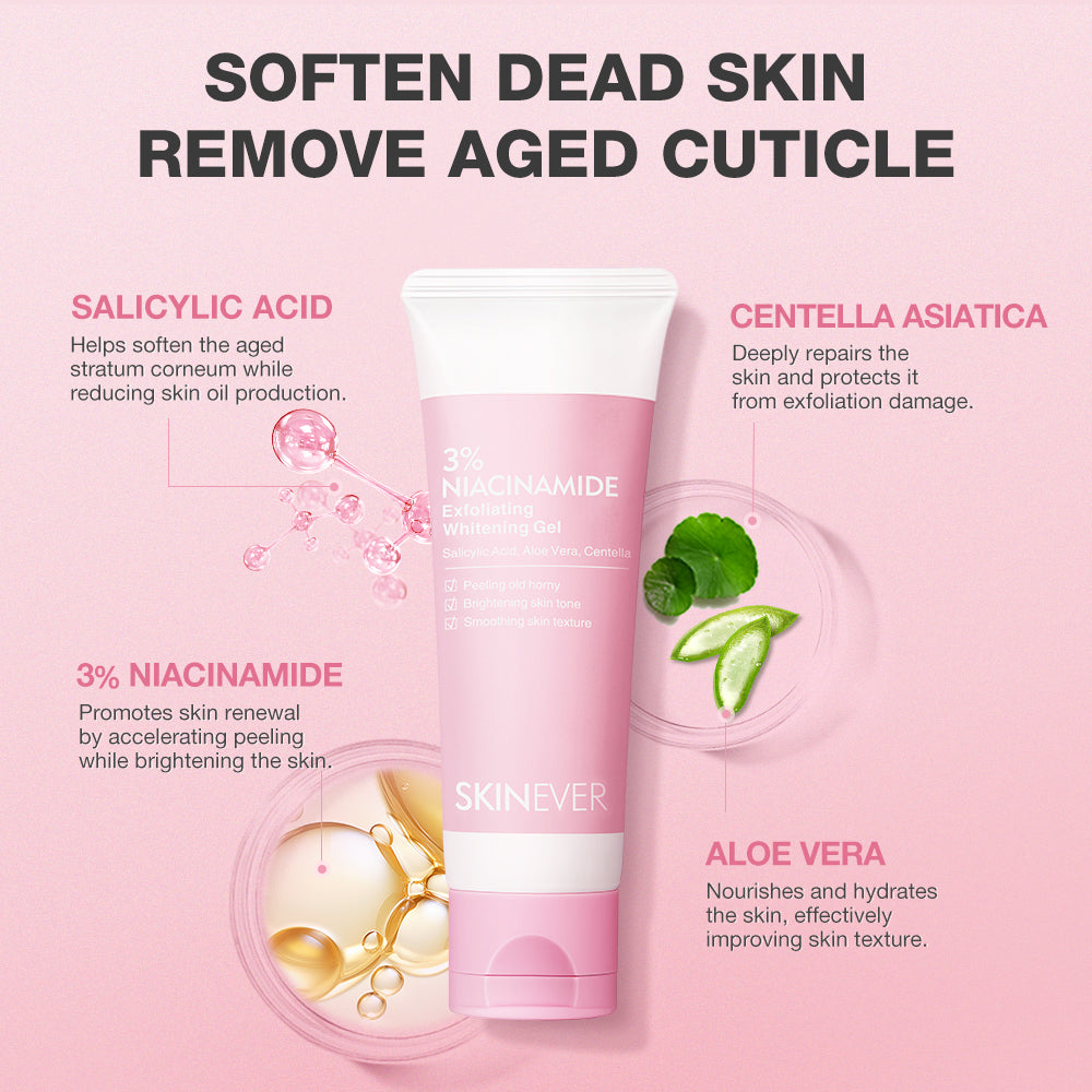 SKINEVER 3% Niacinamide Whitening Gel – Exfoliating Brightening Gel UAE