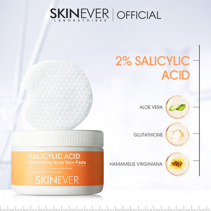 Skinever Salicylic Acid Acne Skin Pads