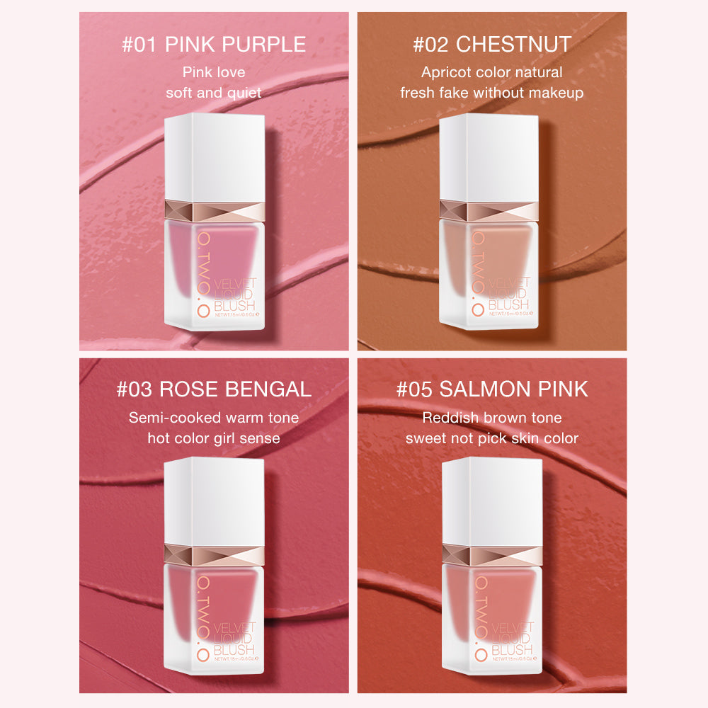 O.TWO.O Liquid Blush – Lightweight Dewy Cheek Tint in UAE
