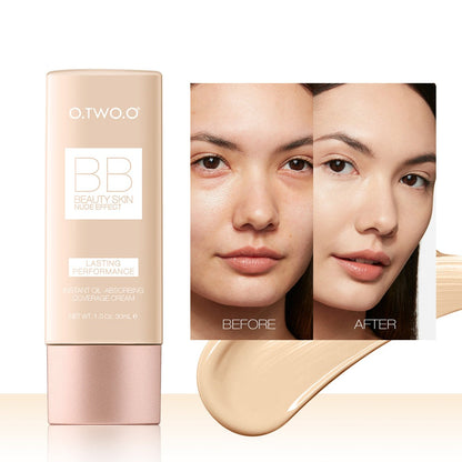 O.TWO.O Nude Effect BB Cream – Lightweight Natural Coverage Face Foundation UAE