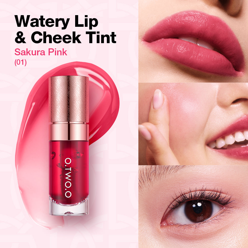 O.TWO.O Haute Watery Lip and Cheek Tint – 2-in-1 Lightweight Long-Lasting Stain for Natural Glow in UAE
