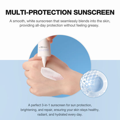 SKINEVER Water Light Sunscreen SPF50 – Lightweight UV Serum for Face UAE