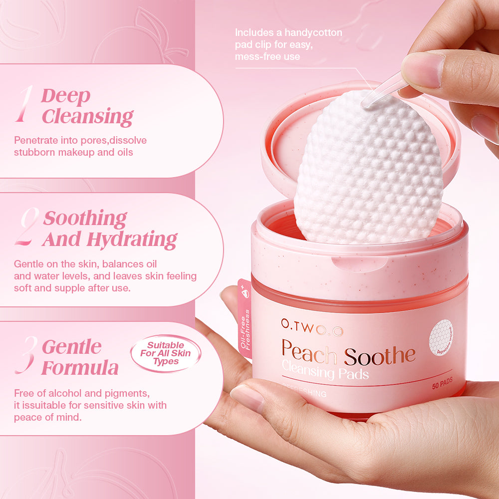 O.TWO.O Peach Refreshing Makeup Cleansing Pads