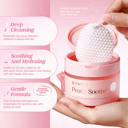 O.TWO.O Peach Refreshing Makeup Cleansing Pads