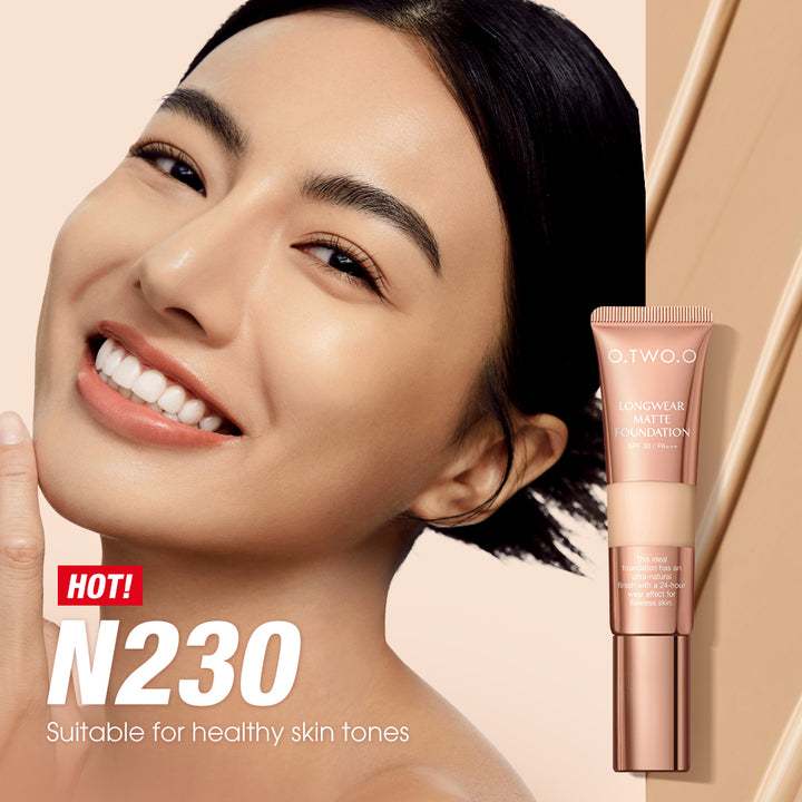 O.TWO.O Matte Finish Liquid Foundation – High Coverage Long-Lasting Foundation UAE