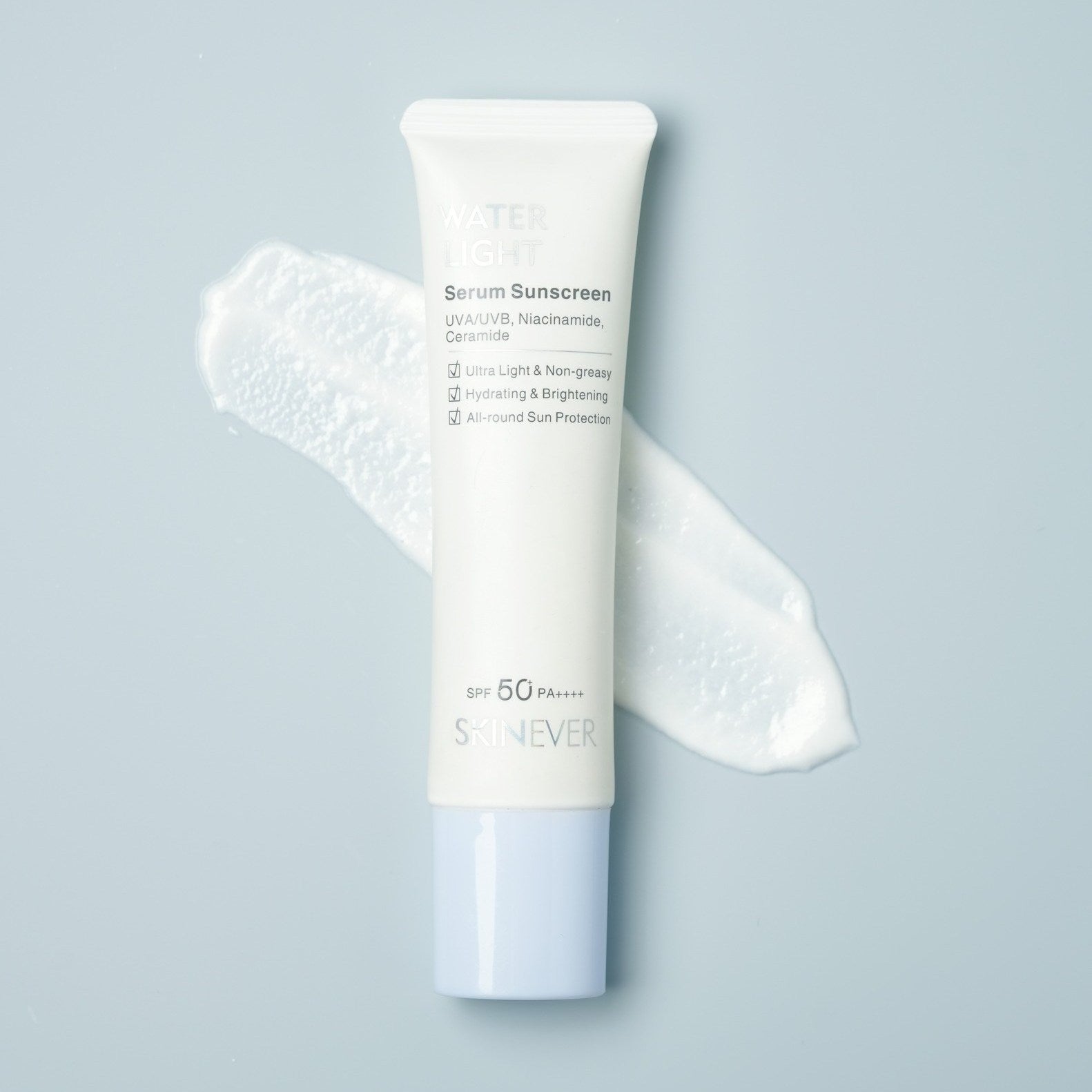 SKINEVER Water Light Sunscreen SPF50 – Lightweight UV Serum for Face UAE