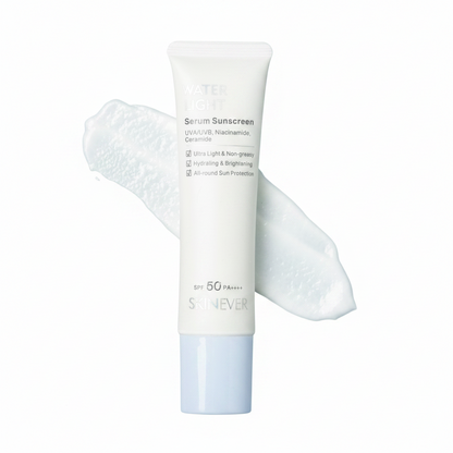 SKINEVER Water Light Serum Sunscreen SPF50 – Lightweight UV Protection with Hydration | UAE