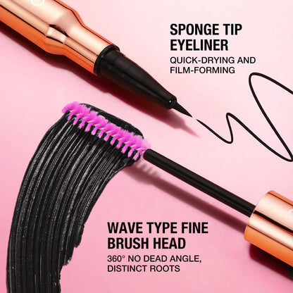 O.TWO.O 2 in 1 EYE EYELINER CHARMING MASCARA