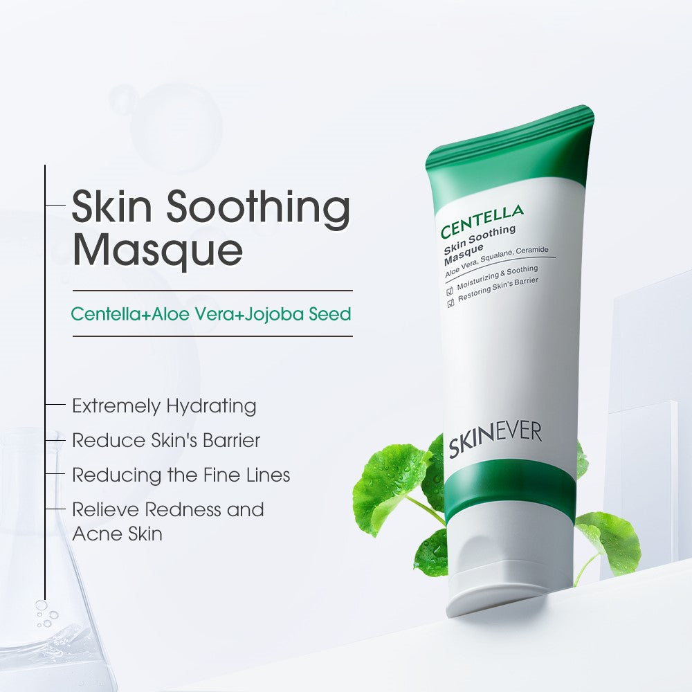 SKINEVER Redness Relief Mask – Centella Soothing Sheet Mask for Sensitive Skin UAE