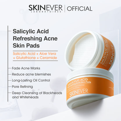 Skinever Salicylic Acid Acne Skin Pads