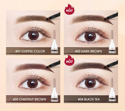 O.TWO.O 4-Color Waterproof Eyebrow Cream – 3D Brow Shaping Gel in UAE