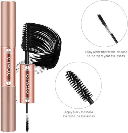 O.TWO.O Miracle 2 in 1 Mascara – Volumizing & Lengthening Double Brush Mascara in UAE