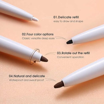 O.TWO.O White Delicate Waterproof Eyeliner – Smudge-Proof Eye Makeup in UAE