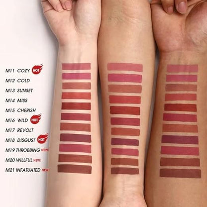 O.TWO.O Misty Kiss Lock Matte Lipstick – Bold 8-Color Set for Long-Lasting Wear in UAE