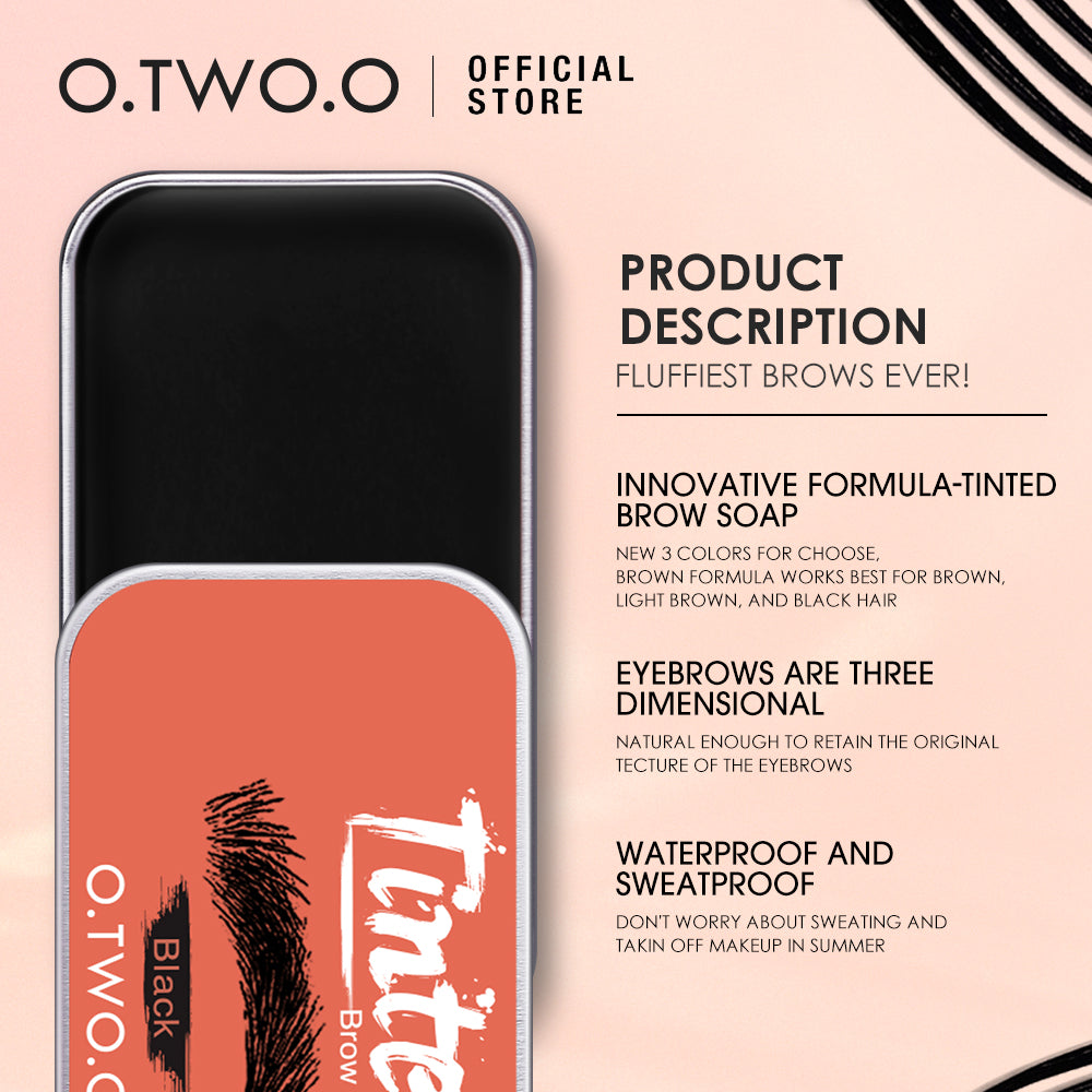 O.TWO.O Waterproof Eyebrow Gel with Brush – Hydrating Long-Lasting Brow Enhancer UAE