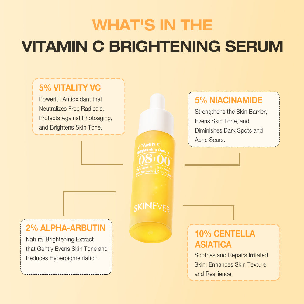 SKINEVER Vitamin C Serum – Whitening, Repairing & Hydrating Brightening Essence UAE

