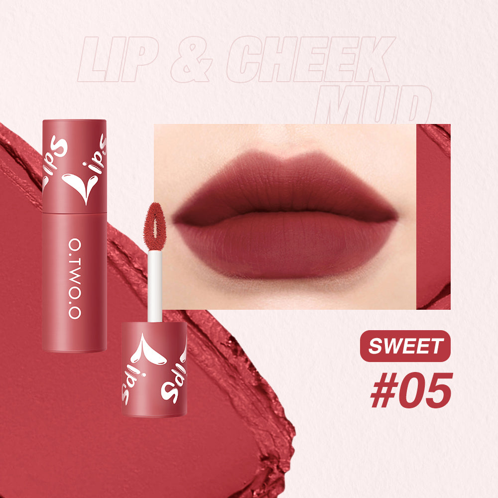 O.TWO.O Velvet Matte High Pigment Lip Gloss – Waterproof Matte Liquid Lipstick | UAE