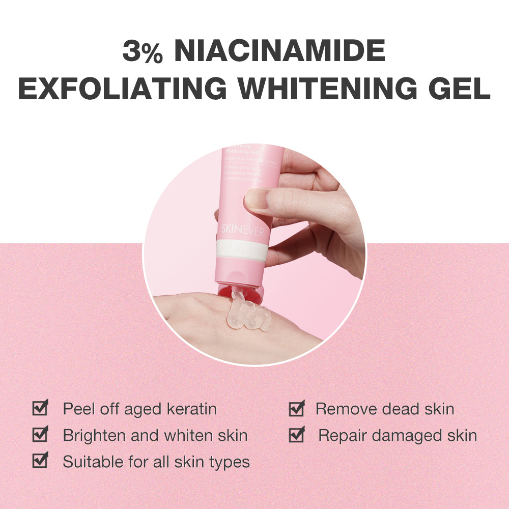 SKINEVER 3% Niacinamide Whitening Gel – Exfoliating Brightening Gel UAE