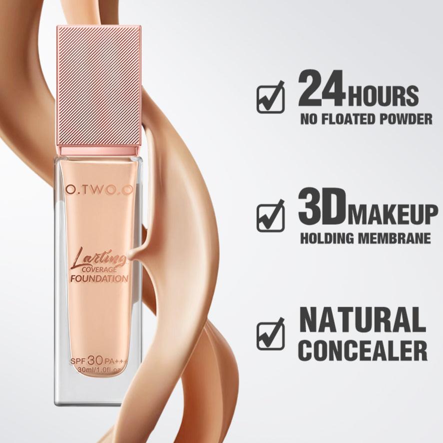 O.TWO.O Haute All Day Coverage Foundation – Full Coverage Long-Lasting Base UAE