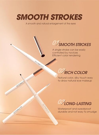 O.TWO.O White Delicate Waterproof Eyeliner – Smudge-Proof Eye Makeup in UAE