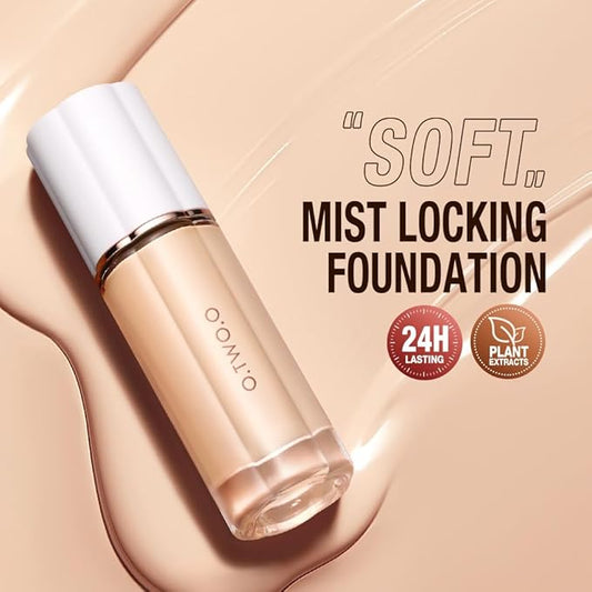 O.TWO.O Oil-Free Locking Mist Foundation – Lightweight Long-Wear Base Makeup UAE