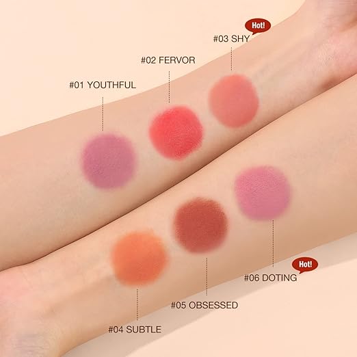 O.TWO.O Mousse Glow Colour Bounce Blush – Radiant Airy Cheek Color in UAE
