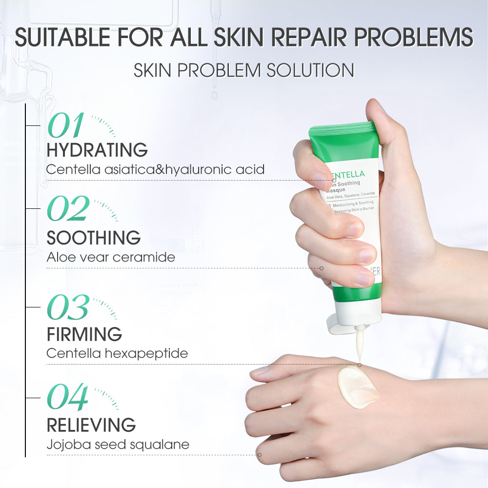 SKINEVER Redness Relief Mask – Centella Soothing Sheet Mask for Sensitive Skin UAE