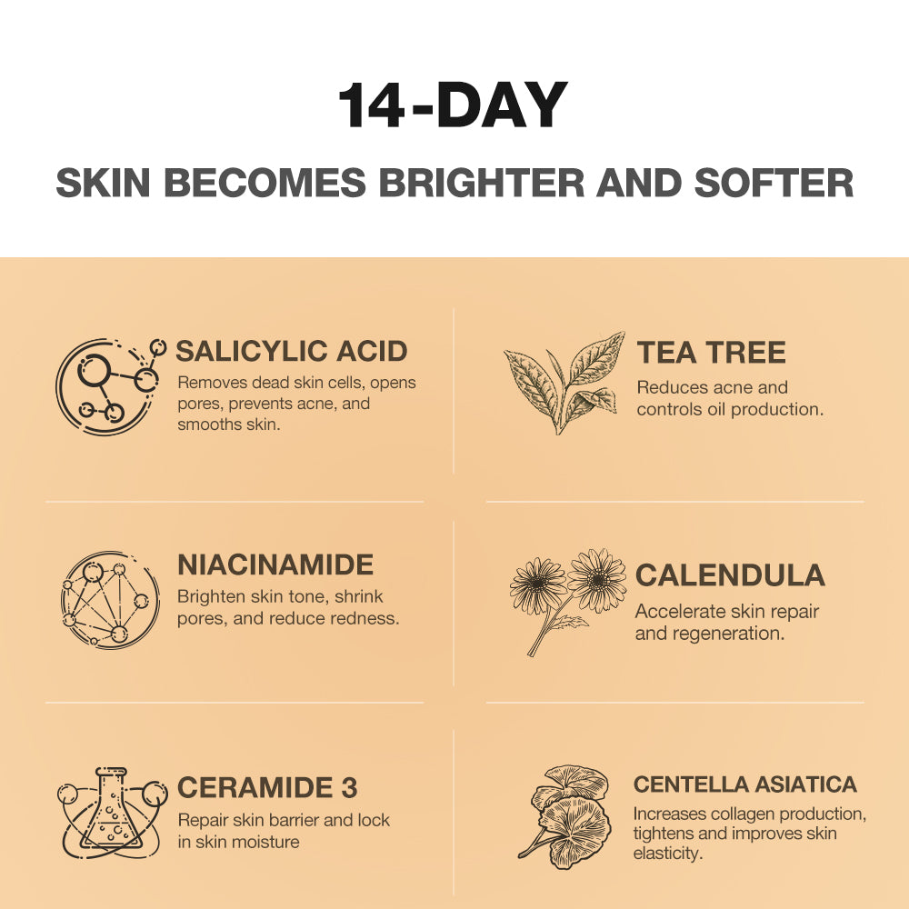 SKINEVER Salicylic Acid Scrub Cleanser – Gentle Exfoliating Cleanser UAE