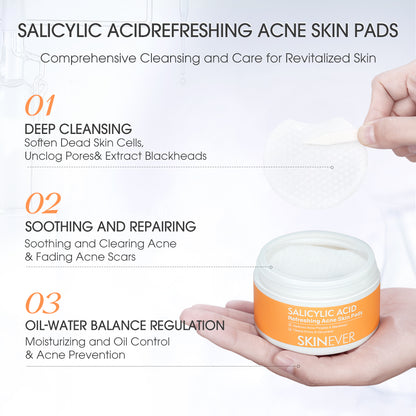 Skinever Salicylic Acid Acne Skin Pads