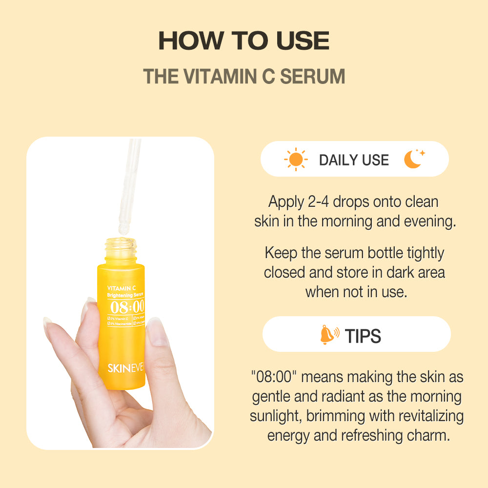 SKINEVER Vitamin C Serum – Whitening, Repairing & Hydrating Brightening Essence UAE

