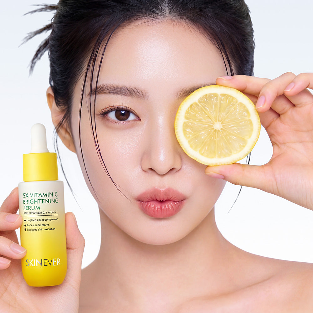 Skinever 5X Vitamin C Brightening Serum bottle