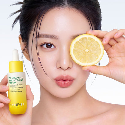 Skinever 5X Vitamin C Brightening Serum bottle