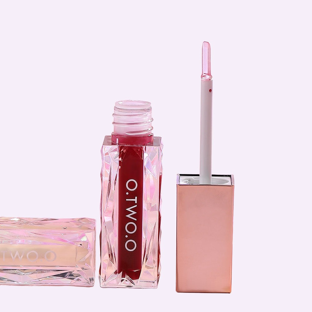 O.TWO.O 5 Colors Crystal Berry Lip Gloss – Glittery Moisturizing Plump Lip Gloss in UAE