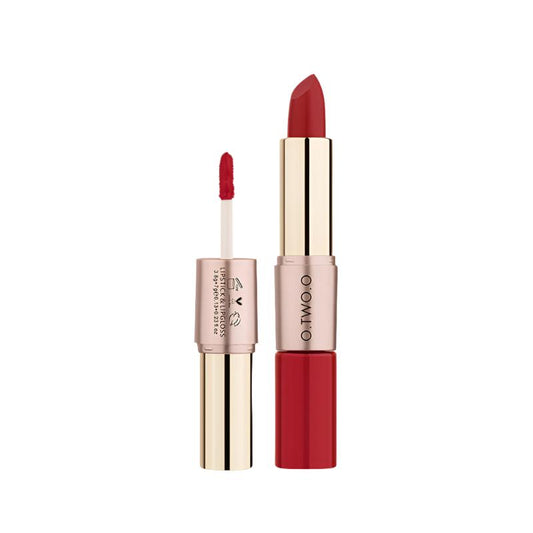 O.TWO.O Velvet Matte Lip Gloss Double-Head – Long-Lasting Waterproof Lipstick UAE

