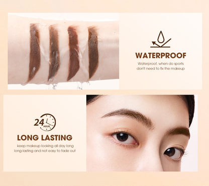 O.TWO.O 4-Color Waterproof Eyebrow Cream – 3D Brow Shaping Gel in UAE