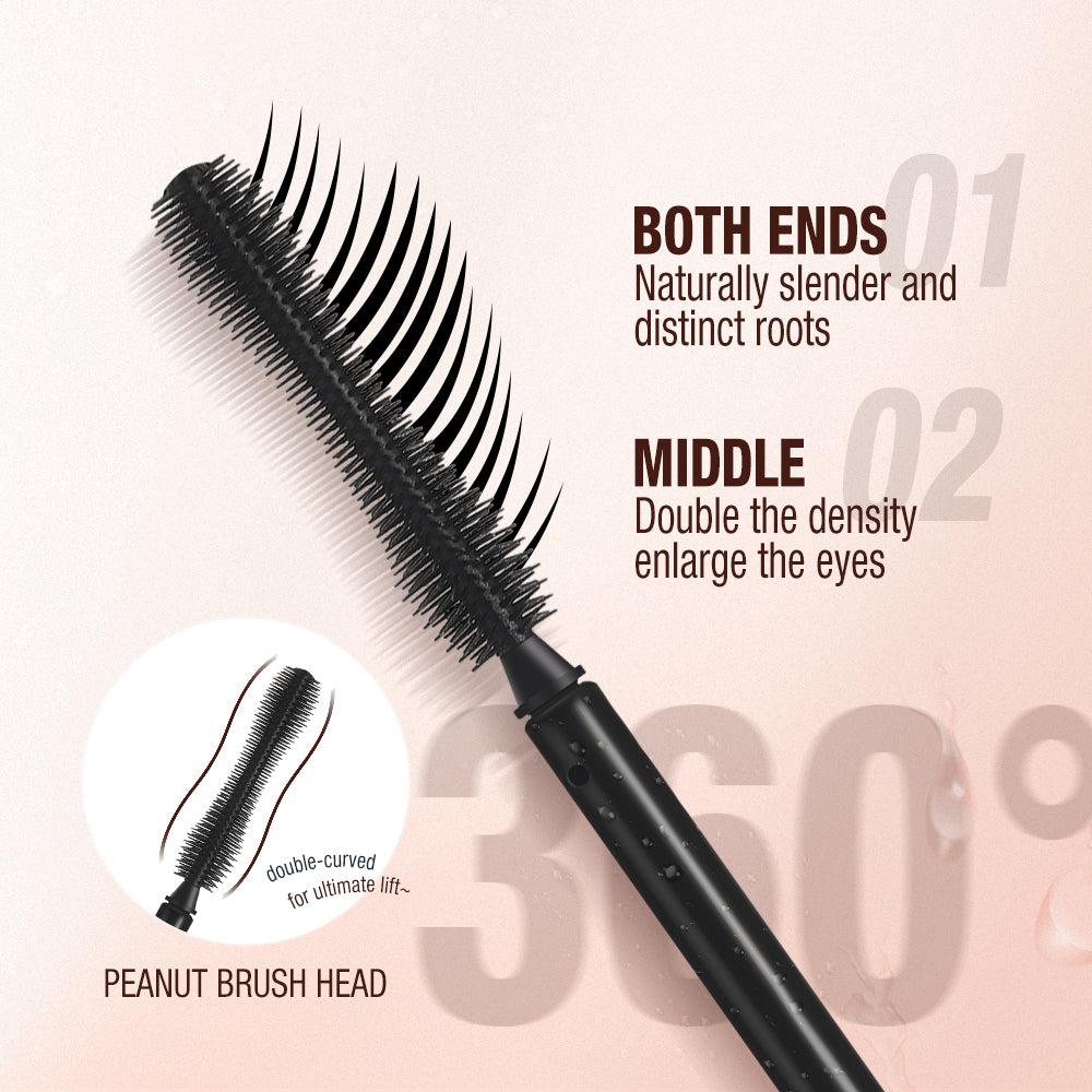 O.TWO.O Volume & Curling Waterproof Mascara – Long-Wear Smudge-Proof Lash Lift UAE

