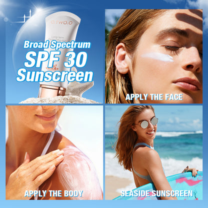 O.TWO.O Clear Sunscreen SPF 30 PA+++ – Lightweight UV Protection for UAE Weather
