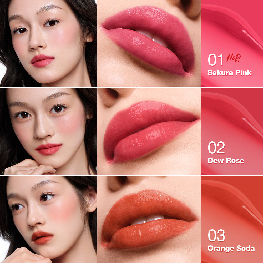 O.TWO.O Haute Watery Lip and Cheek Tint – 2-in-1 Lightweight Long-Lasting Stain for Natural Glow in UAE