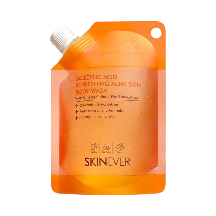 SKINEVER Salicylic Acid Refreshing Antibacterial Body Wash – Deep Cleansing Body Cleanser UAE