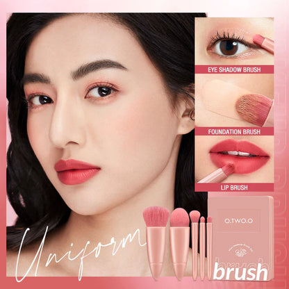 O.TWO.O Soft Fiber Makeup Brushes Set – 10-Piece Professional Brush Kit in UAE