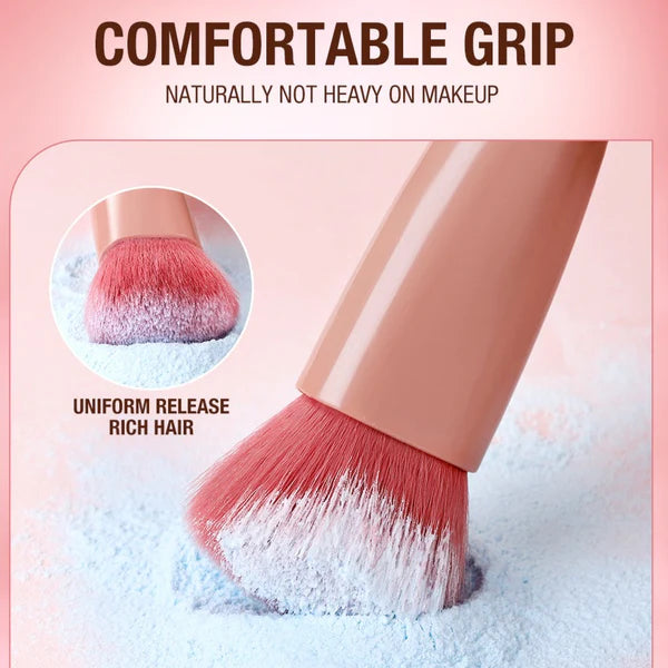 O.TWO.O Soft Fiber Makeup Brushes Set – 10-Piece Professional Brush Kit in UAE