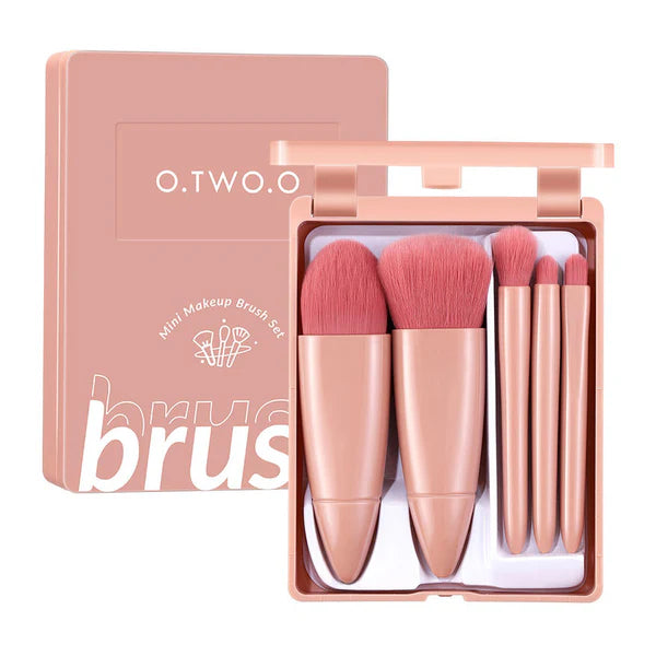 O.TWO.O Soft Fiber Makeup Brushes Set – 10-Piece Professional Brush Kit in UAE