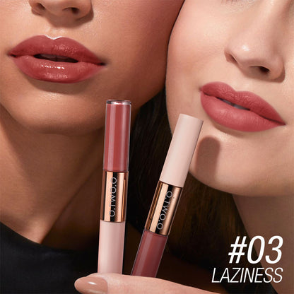 O.TWO.O Double Effect Matte & Gloss Lipstick – Dual Finish Lip Color UAE