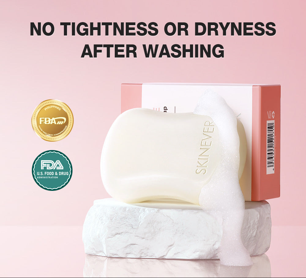 SKINEVER Niacinamide Skin Brightening Cleansing Soap – Whitening & Acne Control Soap UAE