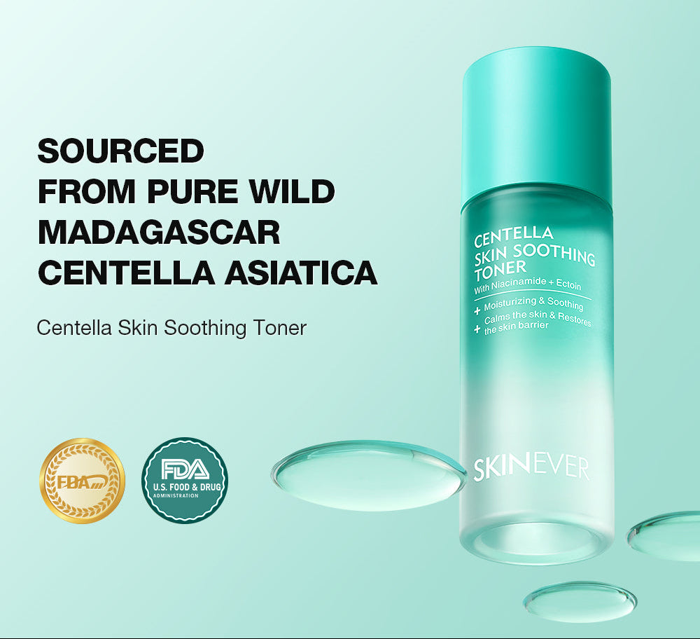 SKINEVER Centella Skin Soothing Toner – Calming & Hydrating Toner for Sensitive Skin UAE