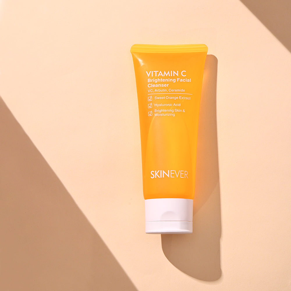 SKINEVER Vitamin C Brightening Facial Cleanser – Glow Boosting Daily Face Wash UAE